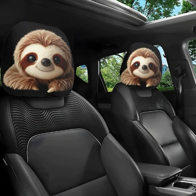 Sürətlər qutusu və əl tormozu başlıqları – Antibacterial, Does Not Shrink or - cute-sloth-2-pack