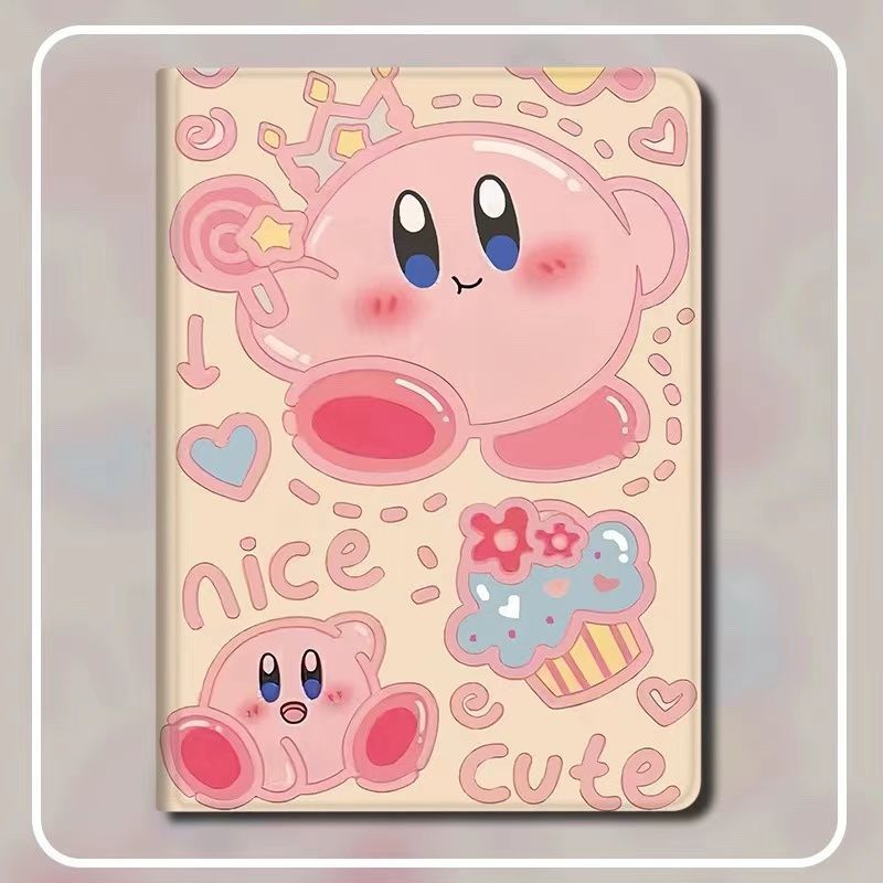 Kirby Apple iPad Case 10.2inch Cartoon iPad Air 11 Tablet Case Protective Soft Shell Pro Anti-Fingerprint Kirby Apple iPad Case 10.2inch Cartoon iPad Air 11 Tablet Case Protective Soft Shell Pro Anti-Fingerprint