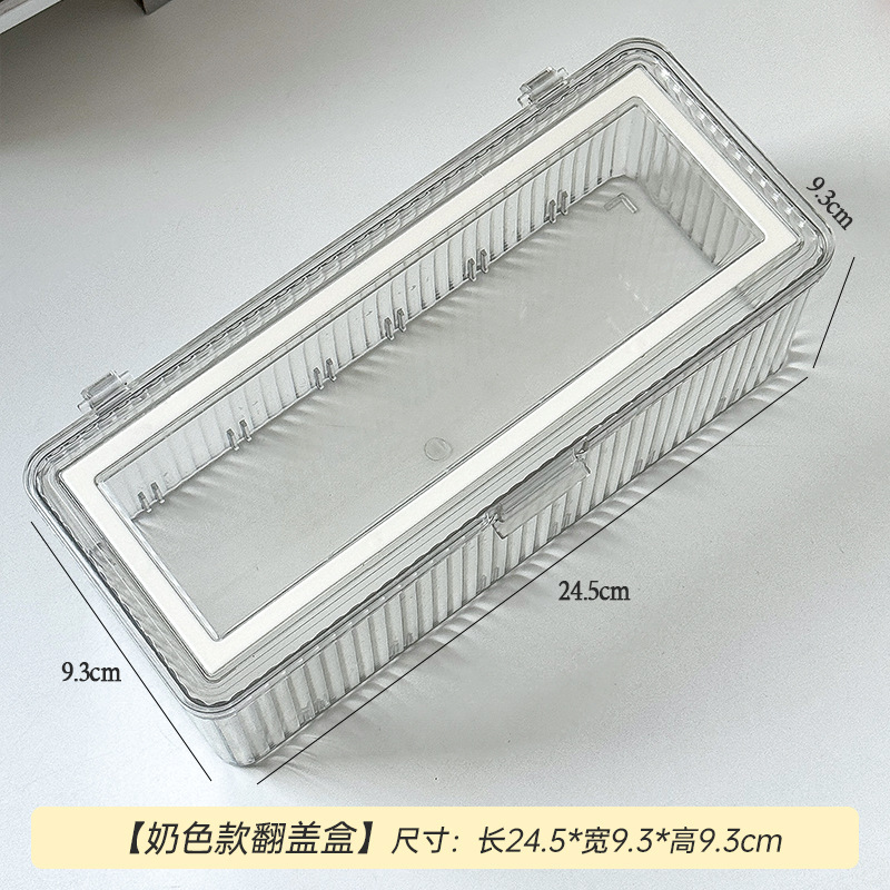 Fábrica al por mayor de alta gama caja de manicuras transparente desgaste caja de almacenamiento de uñas exhibición de joyas caja de uñas pequeña caja de regalo