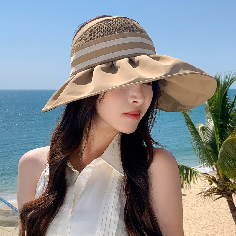 Nuevo sombrero de playa al aire libre, sombrero de verano para mujeres, sombrero de moda, sombrero de borde grande, pequeño