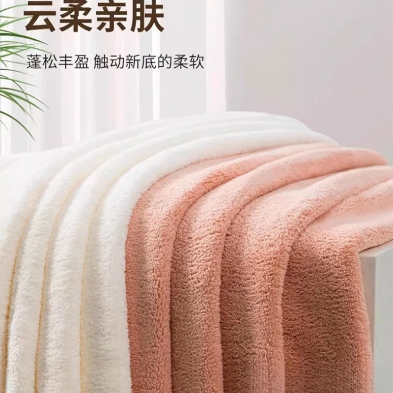 新款毛巾浴巾成人套装柔软洗澡情侣男女吸水家用浴巾速干干发帽25|undefined