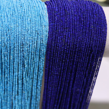 阿富汗青金石天然桶珠 散珠 2MM 1.5MM 1MM 算盘珠 腰珠 碟珠 diy