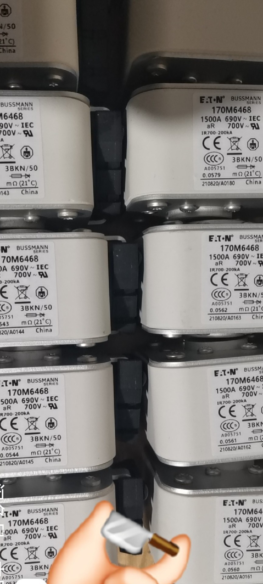 170M6468 1500A 690V 伊顿BUSSMANN