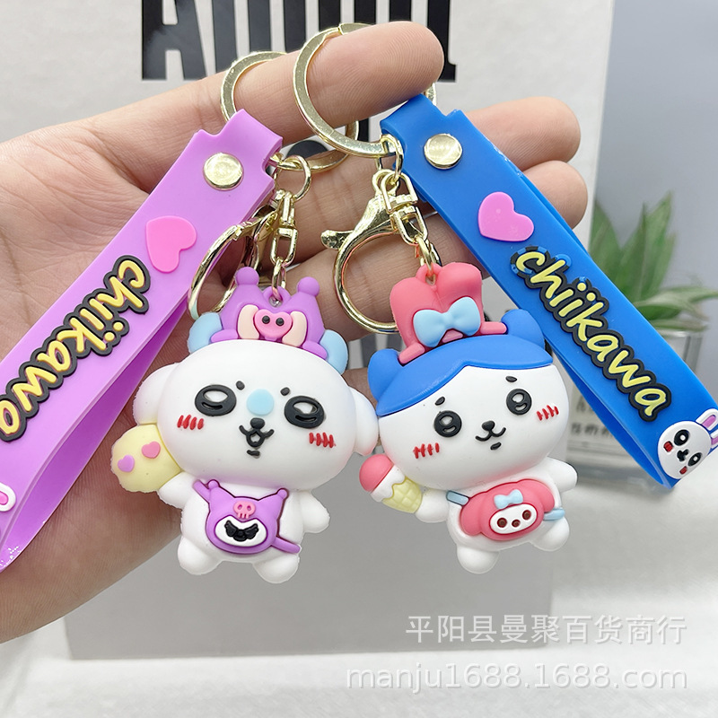 漫画キーホルダー Jiyikawa 人形ブラインドボックスかわいいサンリオスクールバッグペンダントソフトプラスチック人形卸売カスタマイズ|undefined