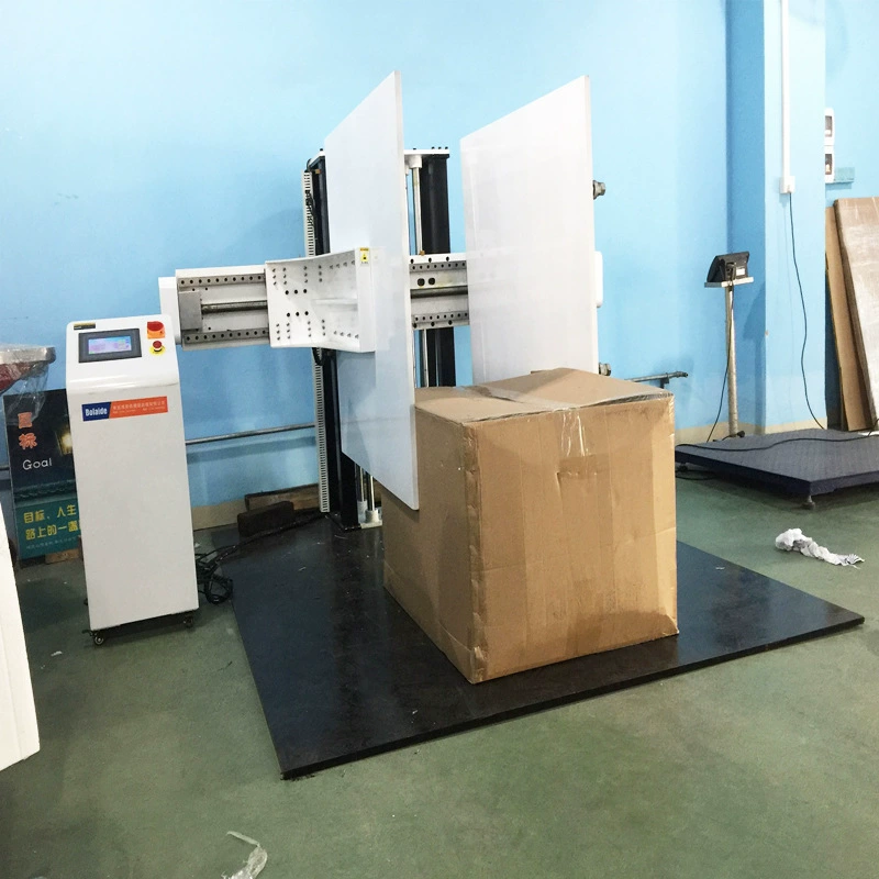 Тестер зажима упаковки в картонной упаковке, зажимное оборудование для моделирования картонных коробок, тестер зажима картонных коробок для телевизора, холодильника