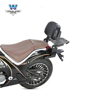 Muscle car Wolf applicable to Zongshen Youmi YOMI backrest tail shelf rear tail frame tail wing multifunctional folding backrest modification