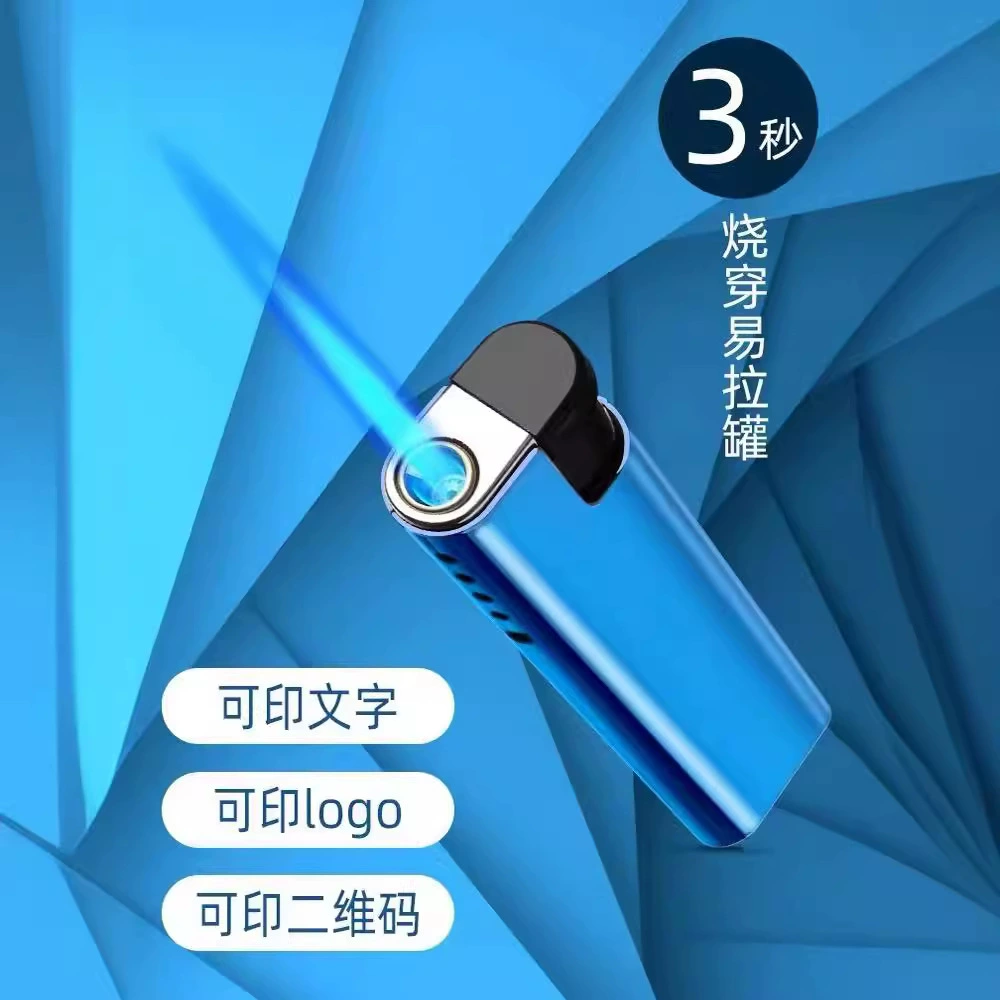 Высококачественная ветрозащитная зажигалка металлическая одноразовая зажигалка на заказ