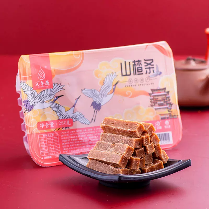 山楂条片280g蜜饯卷果干解馋小零食小吃休闲食品一件代发包邮
