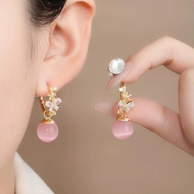 Серьги (YIPIN YIYA) 925 серебряные сережки-крючки с золотым покрытием, закрученный дизайн, легкие 0.01 кг