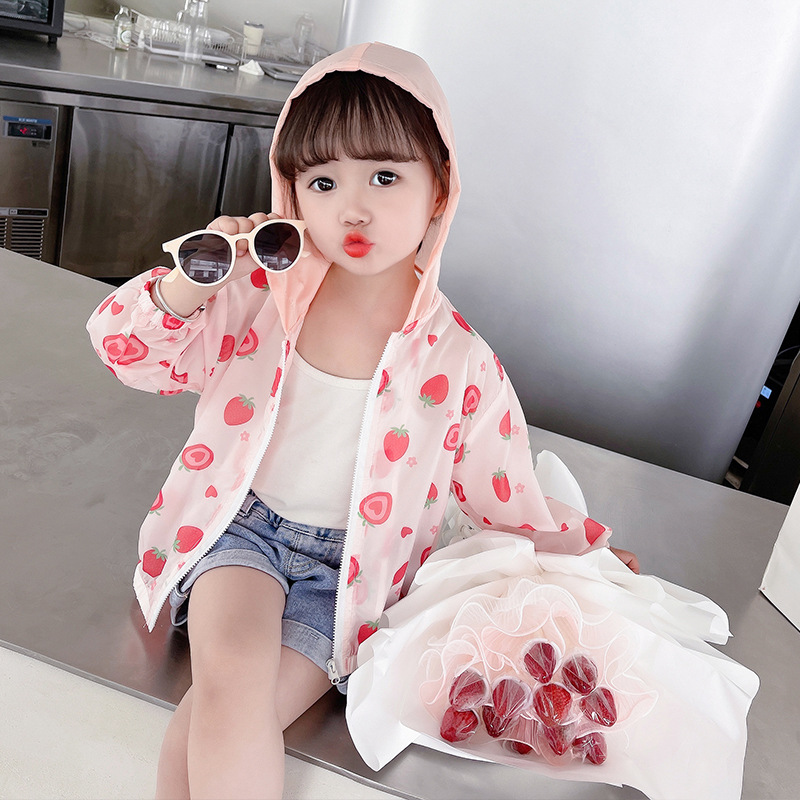 2024 Summer New Kids' Coats: Girls' Outdoor Wear with Long Sleeves, Sun-Protective Clothing for Little Girls &ndash; Stylish Summer Fashion Designs