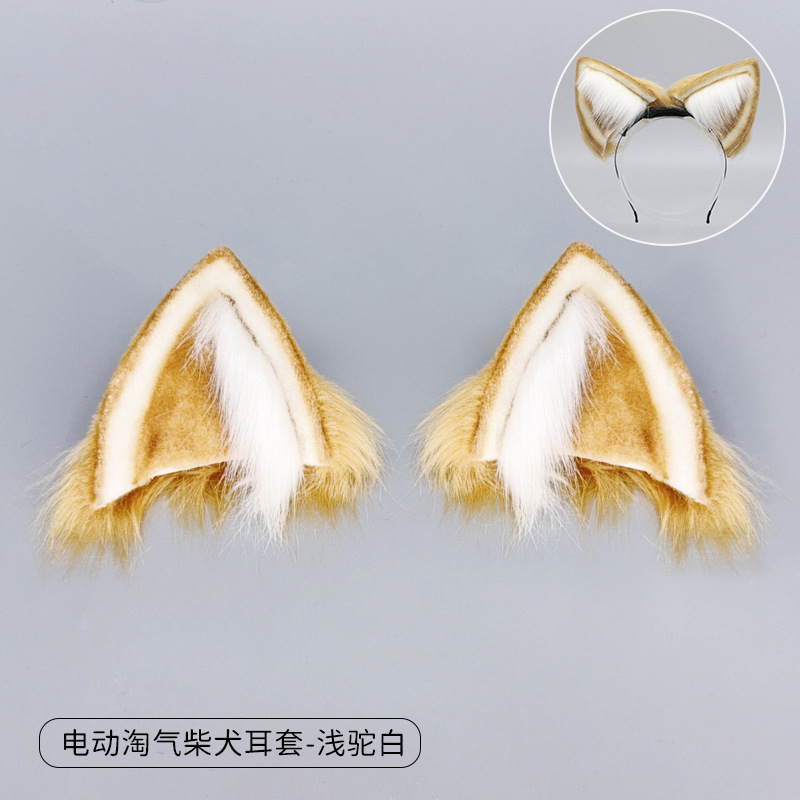 充電可能なぬいぐるみの髪飾りが広がっています。