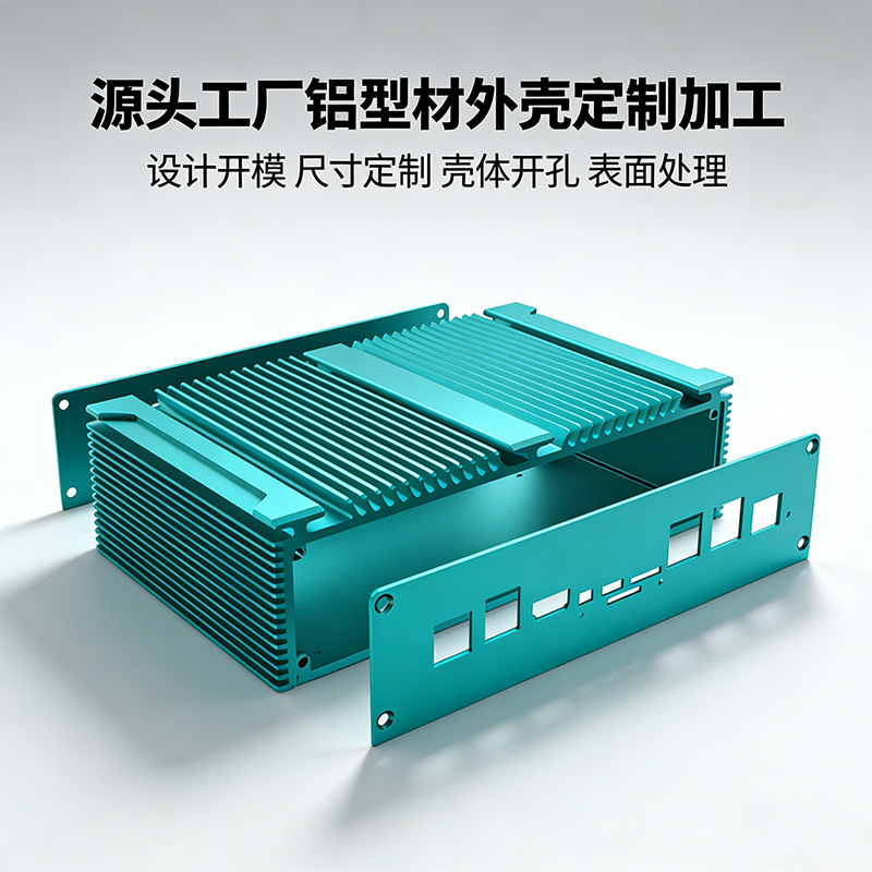 Customized Mini Host Aluminum Alloy Shell Industrial Control Machine Controller All-In-One Aluminum Profile Shell Source Factory