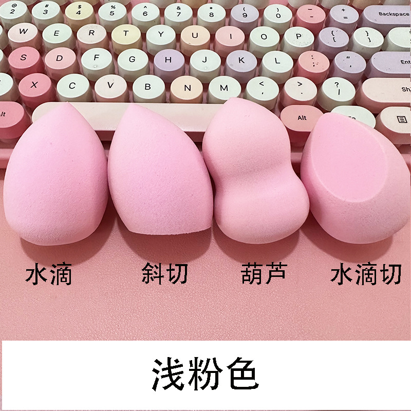 Belleza huevo maquillaje algodón maquillaje huevo esponja gota de agua puff herramientas de maquillaje de doble uso de la bola punto al por mayor macaron