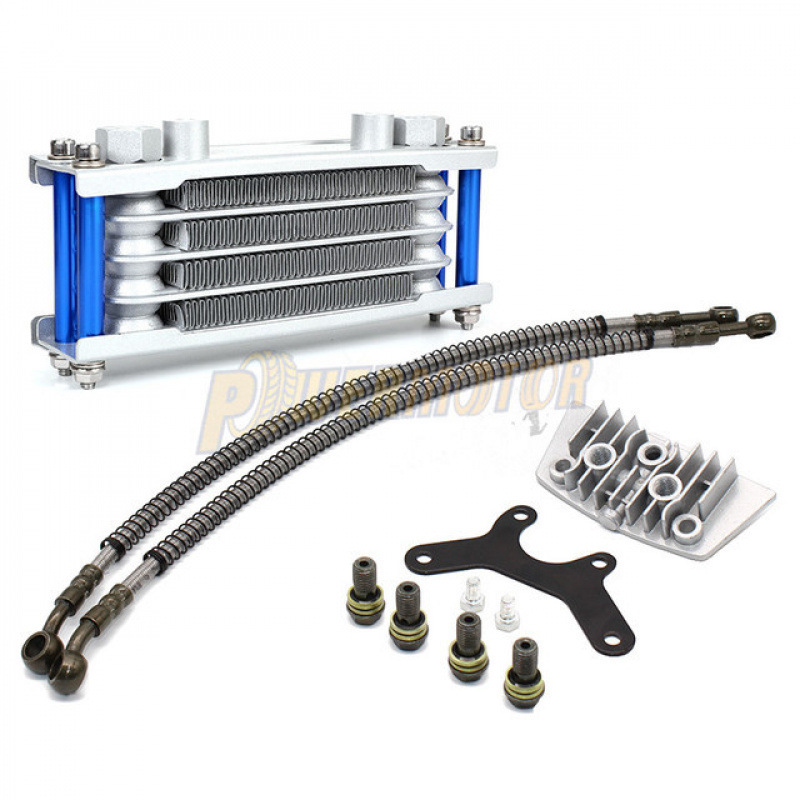 Universal Small Monkey Bike Oil Cooler Set for Modified Off-Road Motorcycles, Including Curved Beam Bikes and Atvs
