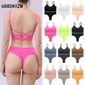 EBAY AliExpress трансграничный большой U-образный Красивый костюм с перекрестной спиной и открытой спиной Т-образные брюки спортивный бюстгальтер для девочек женский