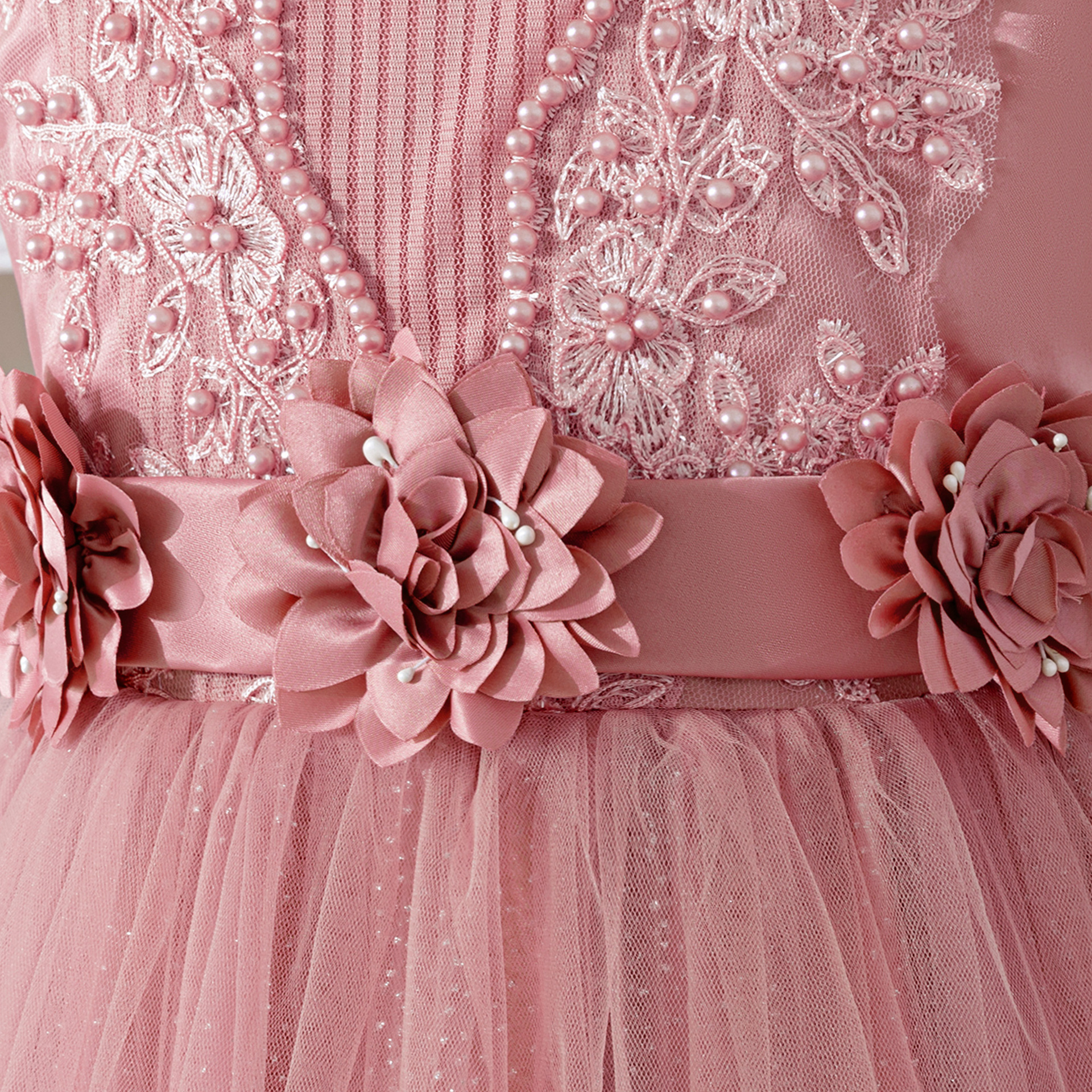 Venta directa de fábrica de vestidos de alta gama para niños, vestido de novia elegante, vestido de princesa, falda de fiesta, baby gown