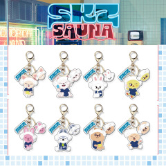 straykids卡通 新款夏日快闪亚克力钥匙扣包包挂件配件饰品明星
