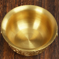 Copper Ruyi Treasure Pot Ornament, Copper Bowl, Copper Incense Burner, Copper Tank, Copper Craftsmanship Gift Manufacturer Wholesale