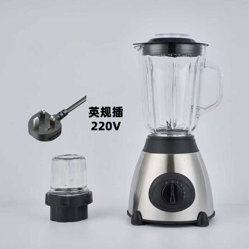 跨境不锈钢大功率纯铜搅拌机家用绞肉碎冰破壁榨汁机8in1blender|undefined
