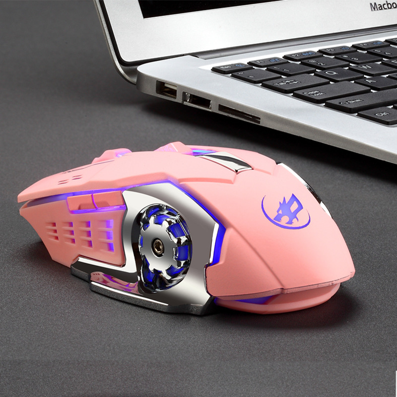 Silent Esports Games Charging Wireless Mechanical Mouse_voghion.com