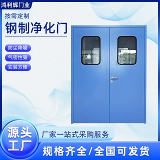 厂家定制钢制净化门洁净室钢质门净化车间门医院病房门气密门成品