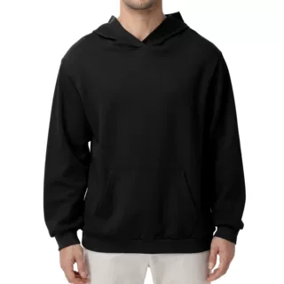 300克纯棉连帽卫衣定制印logo工作服班服外套情侣diy订做印图刺绣