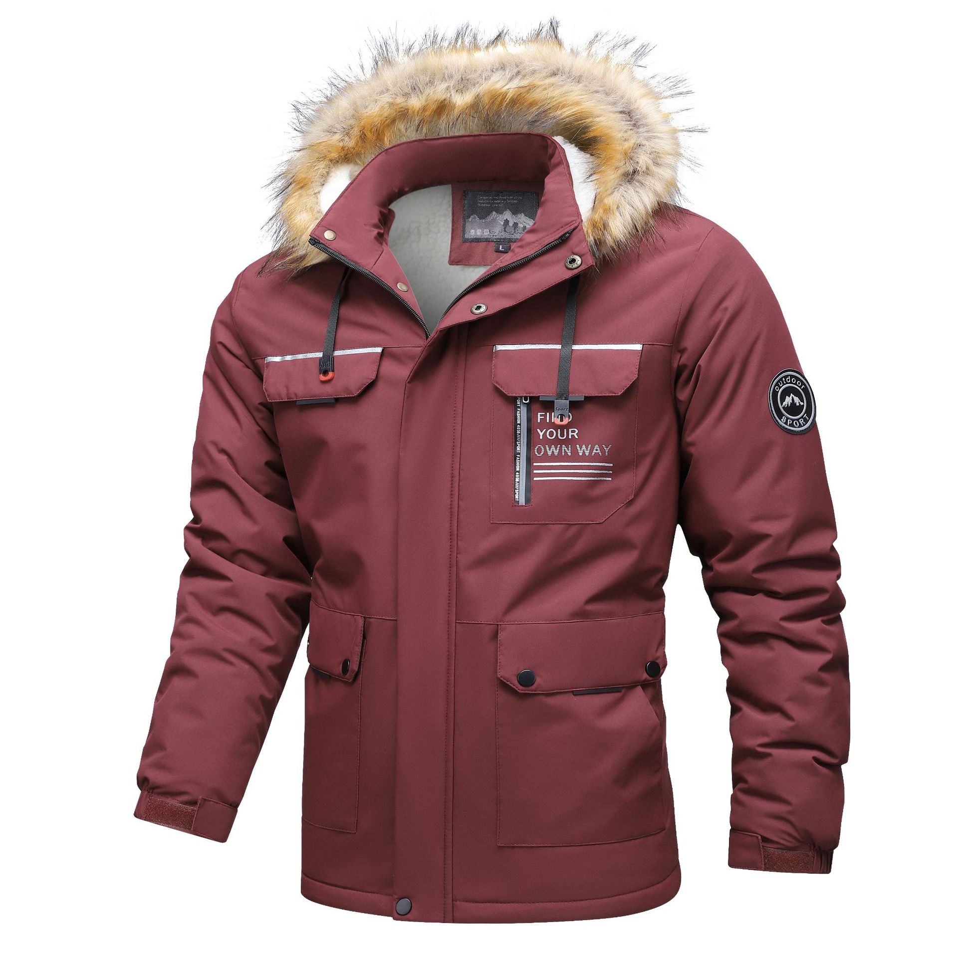 Casual transfronterizo chaqueta