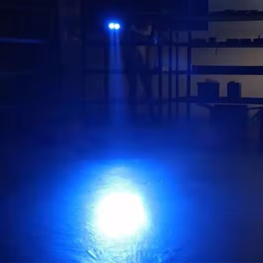 Led Forklift Reversing Warning Light Area Blue Light Red Light Straight Line Engineering Width Boundary Safety Light