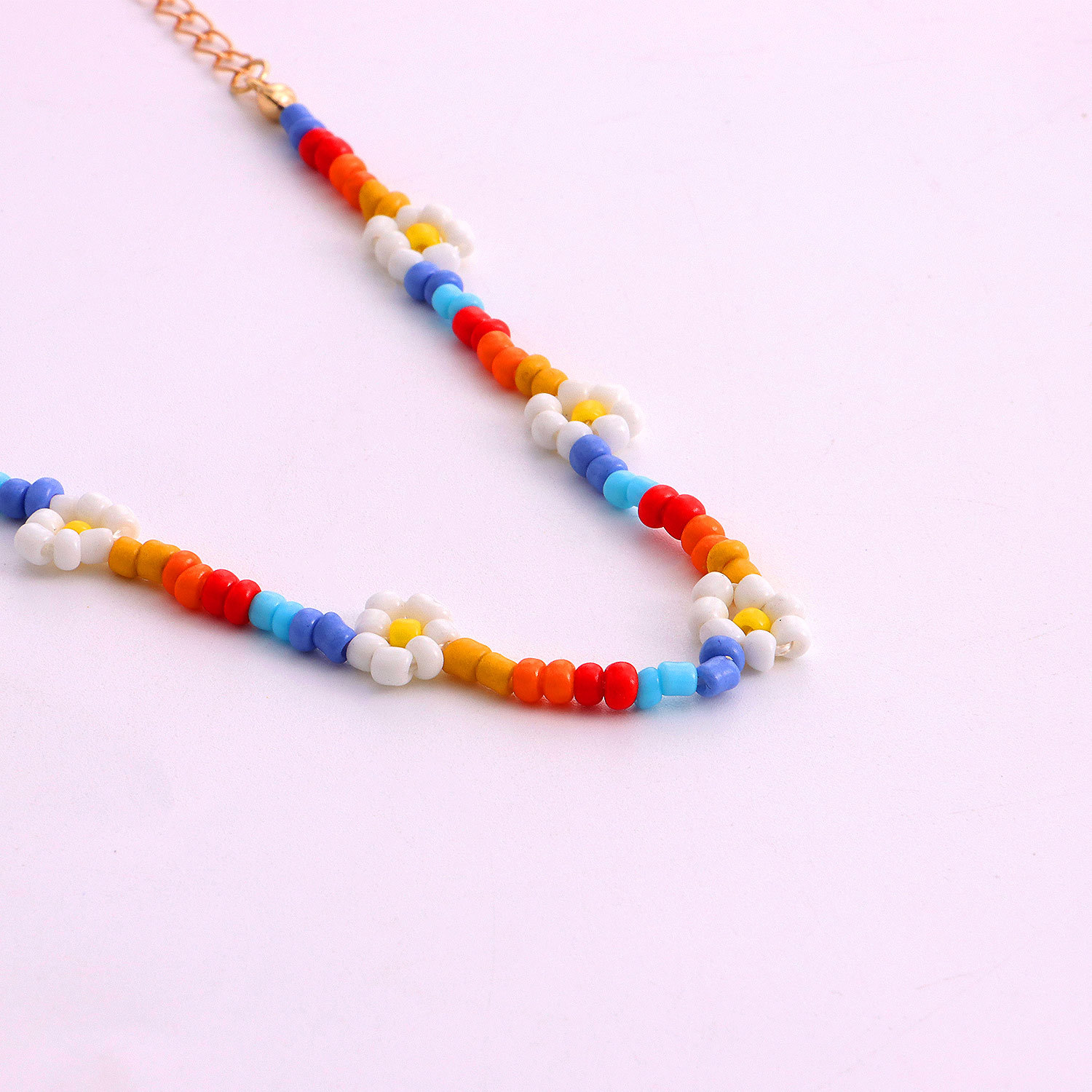 Fashion Flower Beaded Anklet