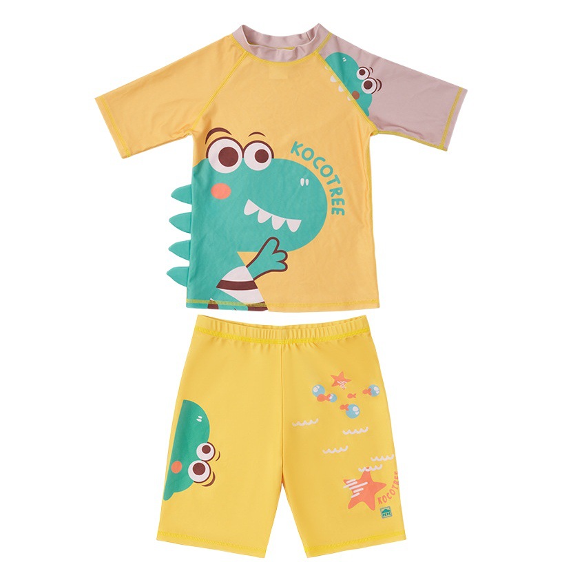 KK clase de árbol Un traje de baño antibacteriano para niños y niñas protección solar niños divididos de una pieza traje de baño para bebés niños medianos y grandes