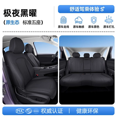 Suitable for 26 models of Modelə uyğun (Original) oturacaq örtükləri - upgraded-invisible-model-midnight-black-shine-full-car-set-26-models-of-fengyun-t7