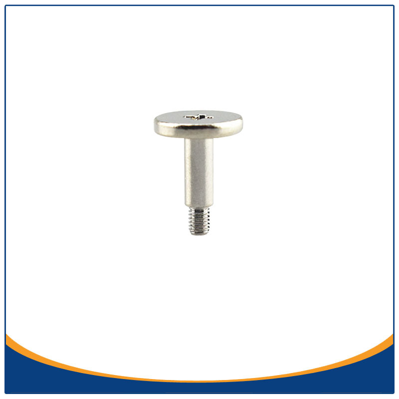 多工位非标冷镦件东莞厂家批量供应 M3*13圆头十字台阶电子螺丝