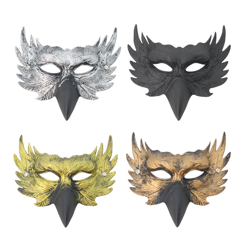 Amazon TK máscaras de Halloween máscaras de halloween máscaras de águila máscaras de baile de maquillaje props de espectáculo decoración de carnaval