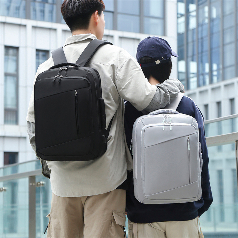 Mochila de hombro transfronteriza, bolsas de computadora, nuevos tipos de mochilas de moda para hombres y mujeres, bolsas de color sólido, bolsas de viaje al por mayor.