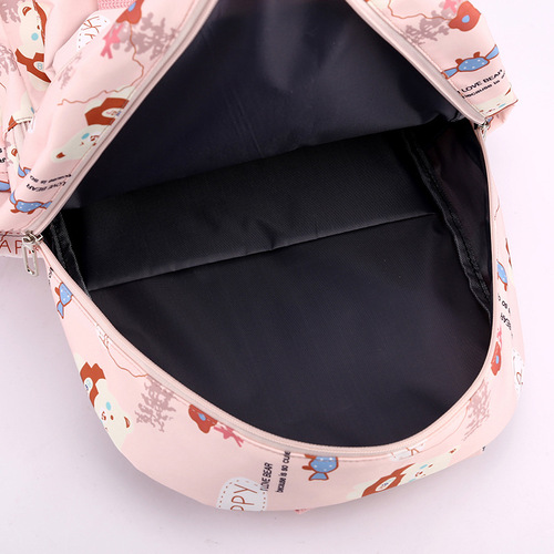 Wholesale new school bag, female ins cute junior high school student casual versatile backpack simple large capacity backpack