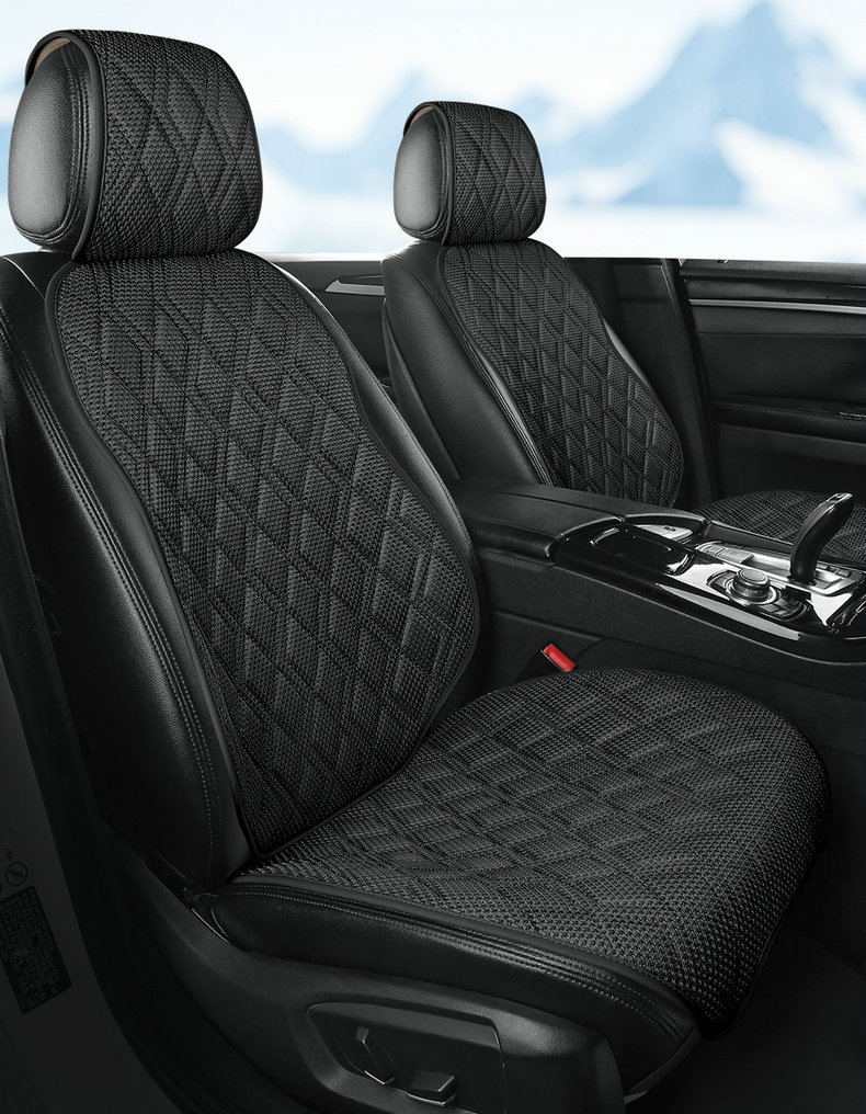 New car seat cushion made of ice silk, breathable and skin-friendly, comfortable seat cover, high-end seat cover, suitable for all seasons
