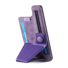 新款可调节滑轨手机袋卡包卡套通用背贴3M胶插卡支架礼品卡包批发