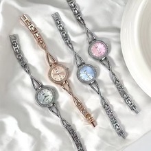 JW跨境手表外贸时尚百搭女士手链表钢带轻奢镶钻高级感石英表批发