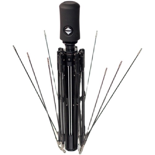 W1YP8 12 10-bone fully automatic umbrella accessories folding umbrella head umbrella telescopic pole handle button switch sun