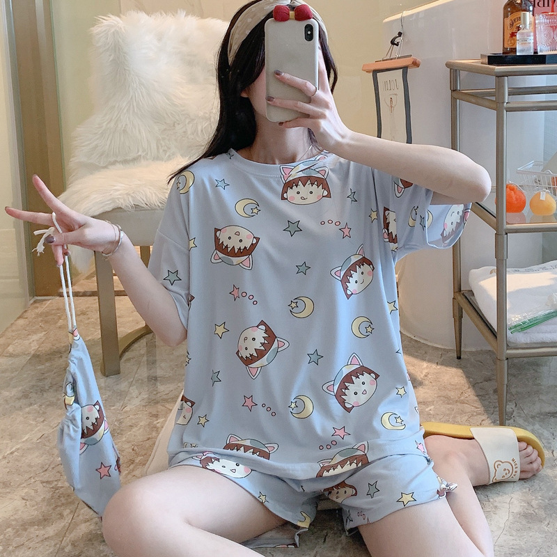 2021 new pajamas women spring and summer...