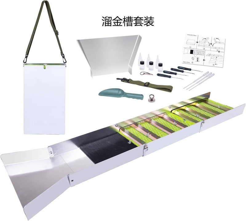 动力溜溜槽橡胶淘金淘金溜槽淘金无金槽选金槽工具|undefined