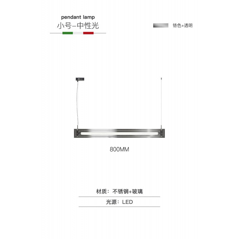 Un diseño de caracteres de vidrio personalidad artística simple Maza diseñador de comedor estudio lámpara de vidrio lujosa lámpara de lámpara de luz candelabrera