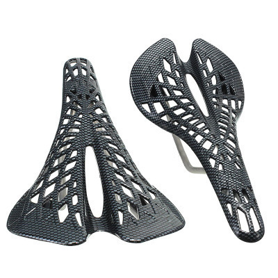 Bicycle Saddle Carbon Fiber Saddle Cycling Cushion Spider Saddle Breathable and Comfortable Saddle Cycling