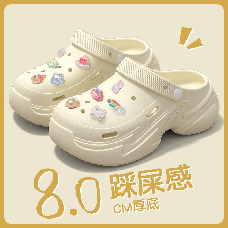 下駄 かわいい 夏専用下駄 レディース 夏 アウター 2025年新作 厚底 滑り止め 防臭 手術室|undefined