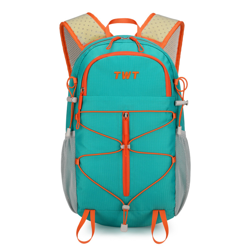 Cross-Border New Lightweight Spine-Protecting Cycling Backpack, Water-Repellent Sports School Bag, Outdoor Hiking Travel Backpack