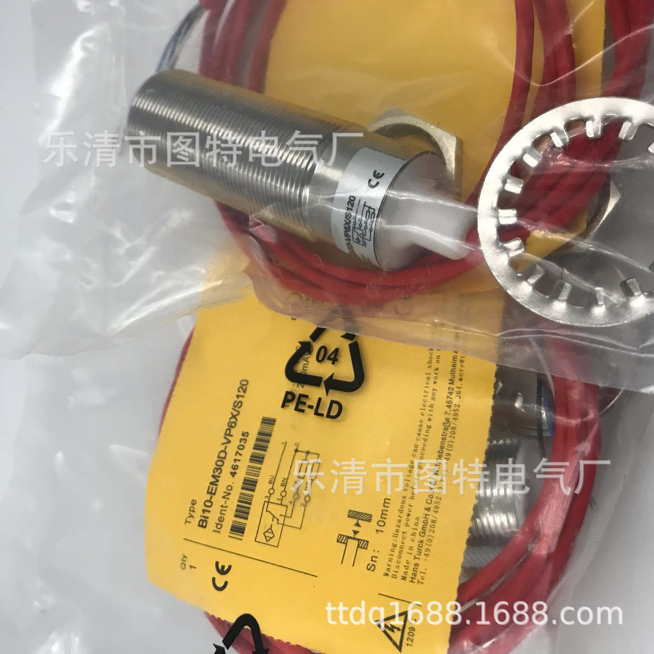 销售 全新耐高温 NI15-EM30-AP6X-S907 接近开关 实物图拍摄