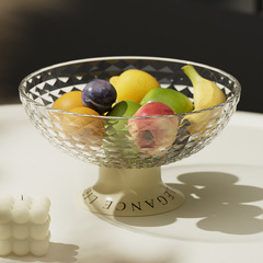 Internet celebrity fruit plate, home living room coffee table, candy snack plate, light luxury style, high appearance, drainable large capacity fruit plate