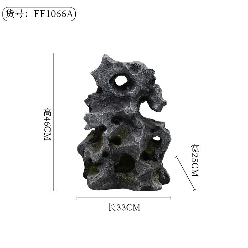 Taihu piedra decoración piso nuevo chino suave decoración interior patio paisaje tiro apoyos decoración simulación Taihu piedra