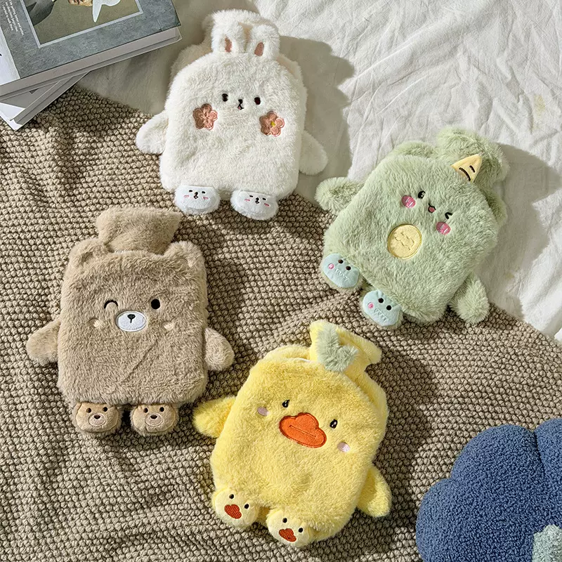 义乌工厂PVC加厚热水袋注水可插手暖手袋可爱女生被窝暖脚暖宝宝