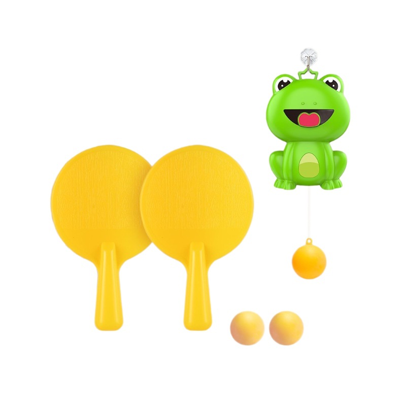 Entrenador de tenis de mesa colgante para niños interactivo padre-hijo indoor mano-ojo coordinación ejercicio raqueta juguete de puzzle